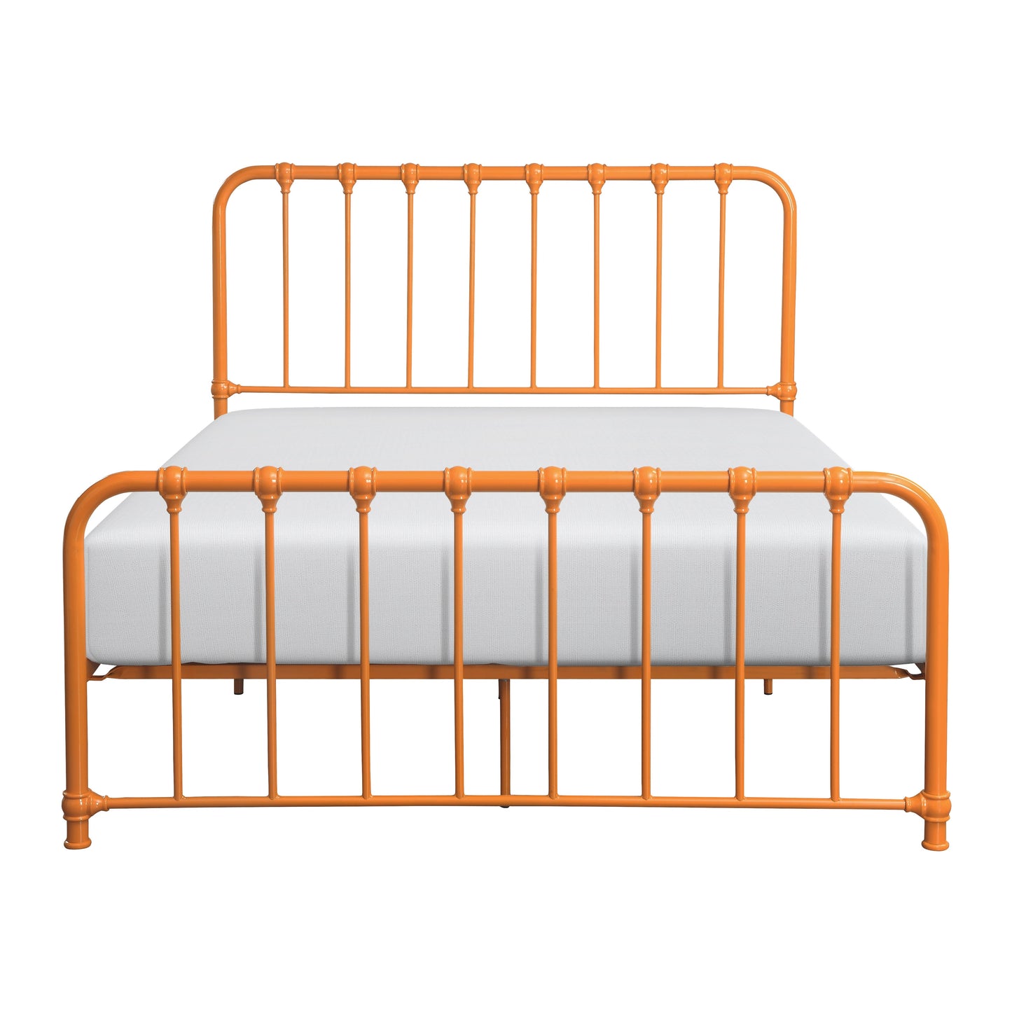 Bethany Orange Queen Metal Platform Bed - 1571RN-1 - Luna Furniture - Dallas Store
