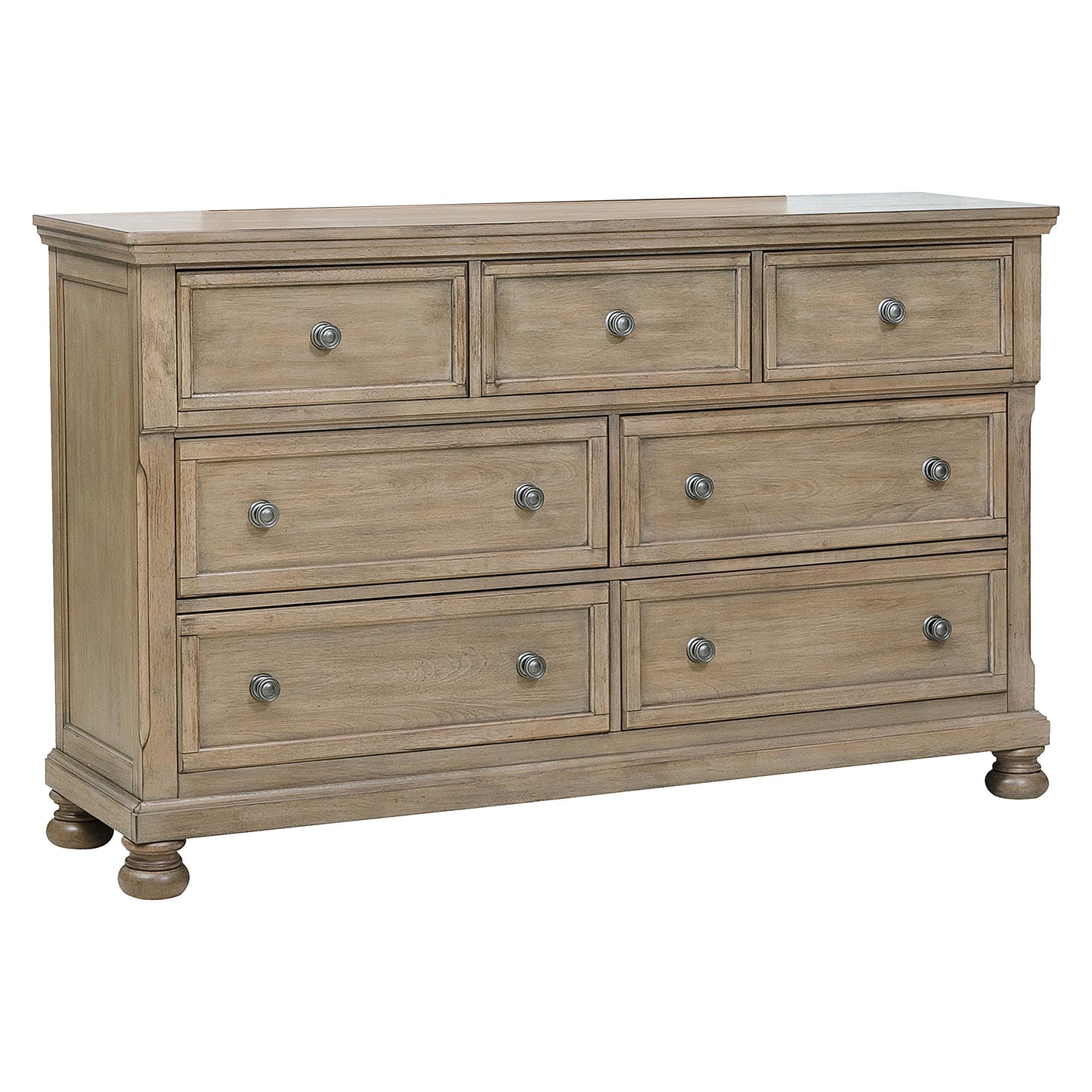 Bethel Wire Brushed Gray Dresser - 2259GY-5 - Luna Furniture - Dallas Store