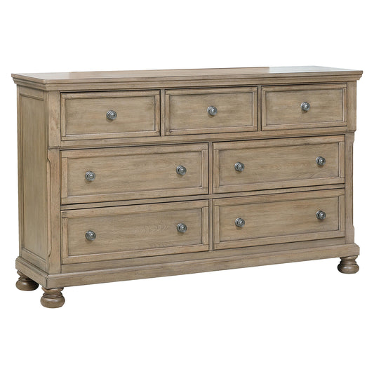 Bethel Wire Brushed Gray Dresser - 2259GY-5 - Luna Furniture - Dallas Store