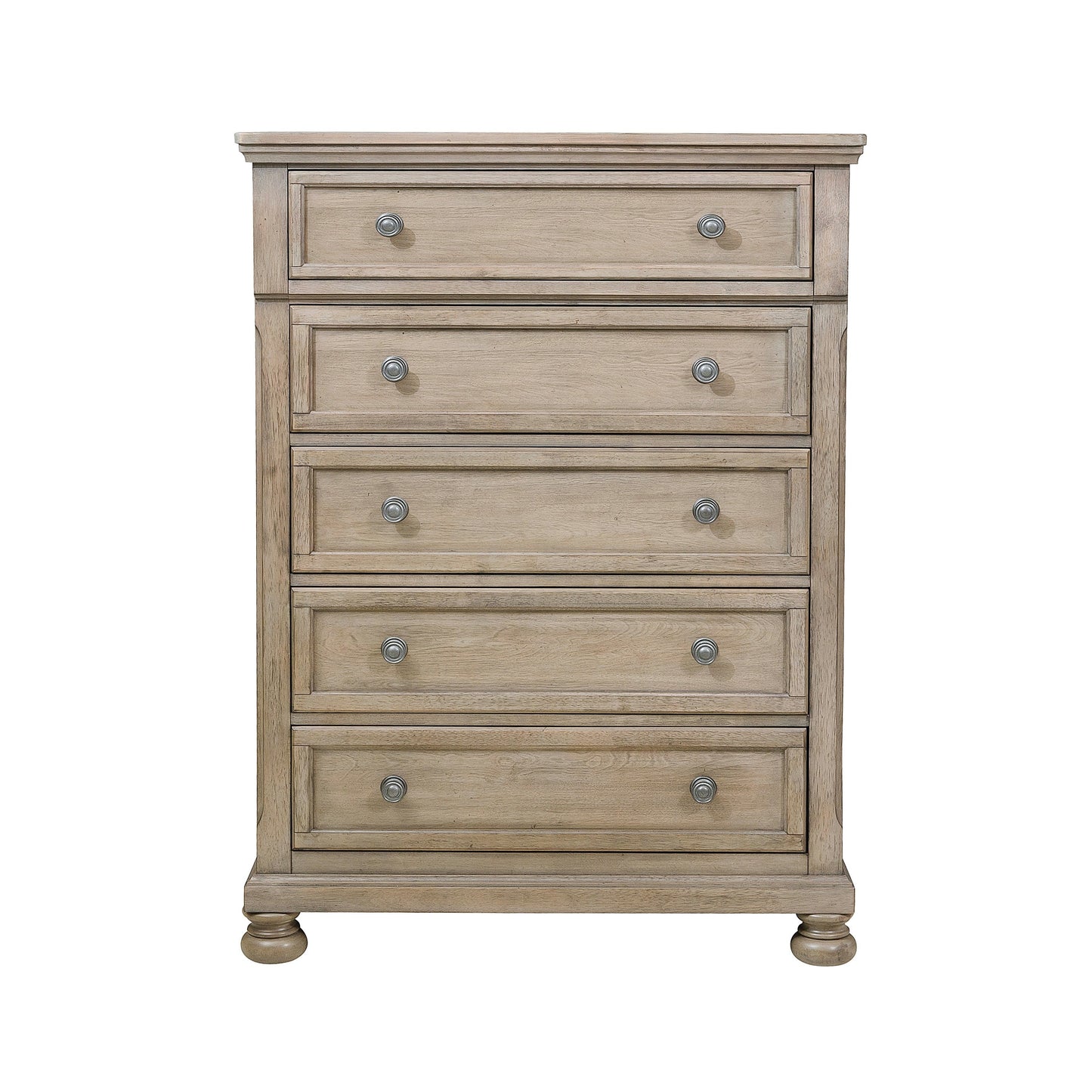 Bethel Wire Brushed Gray Sleigh Storage Platform Bedroom Set - SET | 2259GY-3 | 2259GY-5 | 2259GY-6 | 2259GY-4 | 2259GY-9 | 2259KGY-1 | 2259KGY-2 - Luna Furniture - Dallas Store
