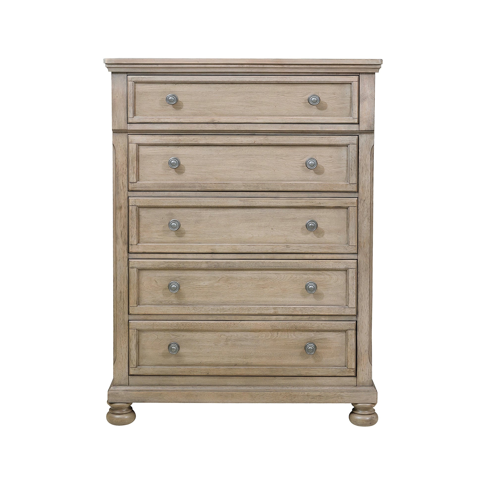 Bethel Wire Brushed Gray Sleigh Storage Platform Bedroom Set - SET | 2259GY-3 | 2259GY-5 | 2259GY-6 | 2259GY-4 | 2259GY-9 | 2259KGY-1 | 2259KGY-2 - Luna Furniture - Dallas Store
