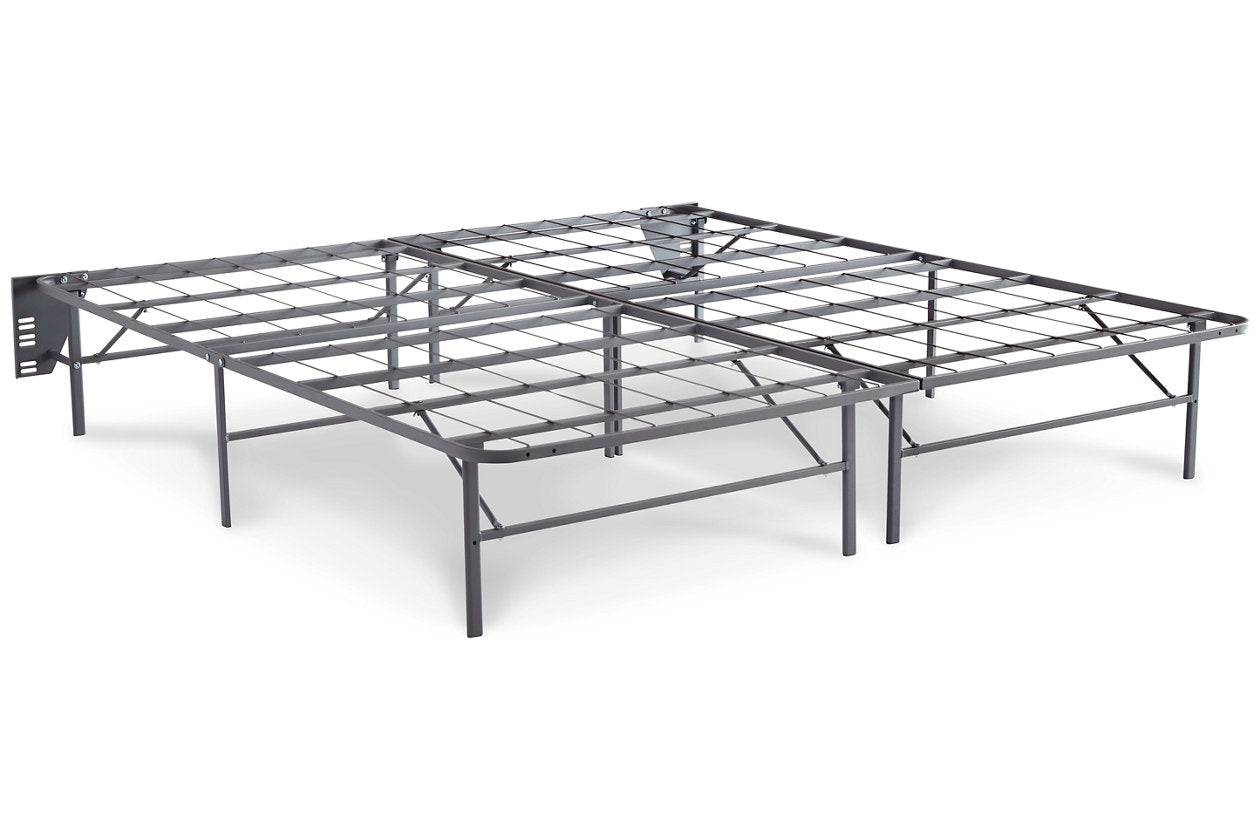 Better than a Boxspring Gray 2-Piece King Foundation - M91X42 - Luna Furniture - Dallas Store