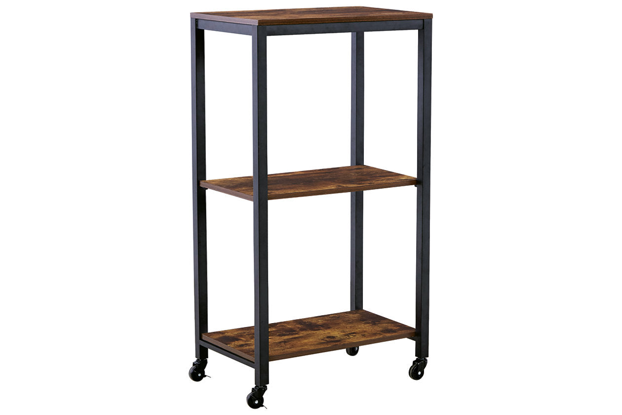 Bevinfield Brown/Black Bar Cart - A4000394 - Luna Furniture - Dallas Store