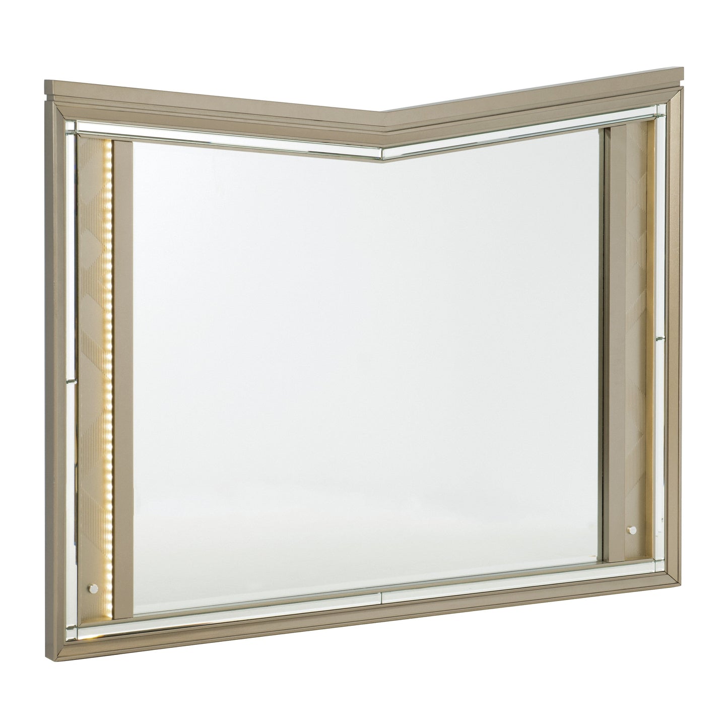 Bijou Champagne Mirror (Mirror Only) - 1522-6 - Luna Furniture - Dallas Store
