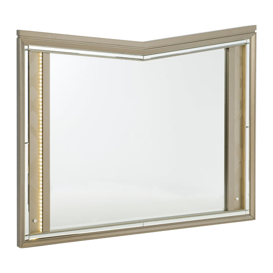 Bijou Champagne Mirror (Mirror Only) - 1522-6 - Luna Furniture - Dallas Store