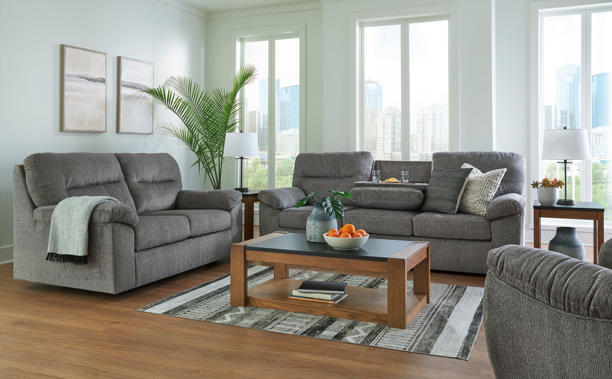 Bindura Mineral Living Room Set - SET | 3030580 | 3030578 - Luna Furniture - Dallas Store