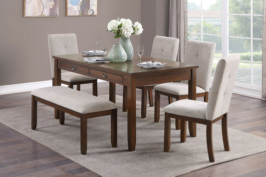 Binghampton Cherry Dining Set - SET | 5710-60 | 5710S(3) - Luna Furniture - Dallas Store