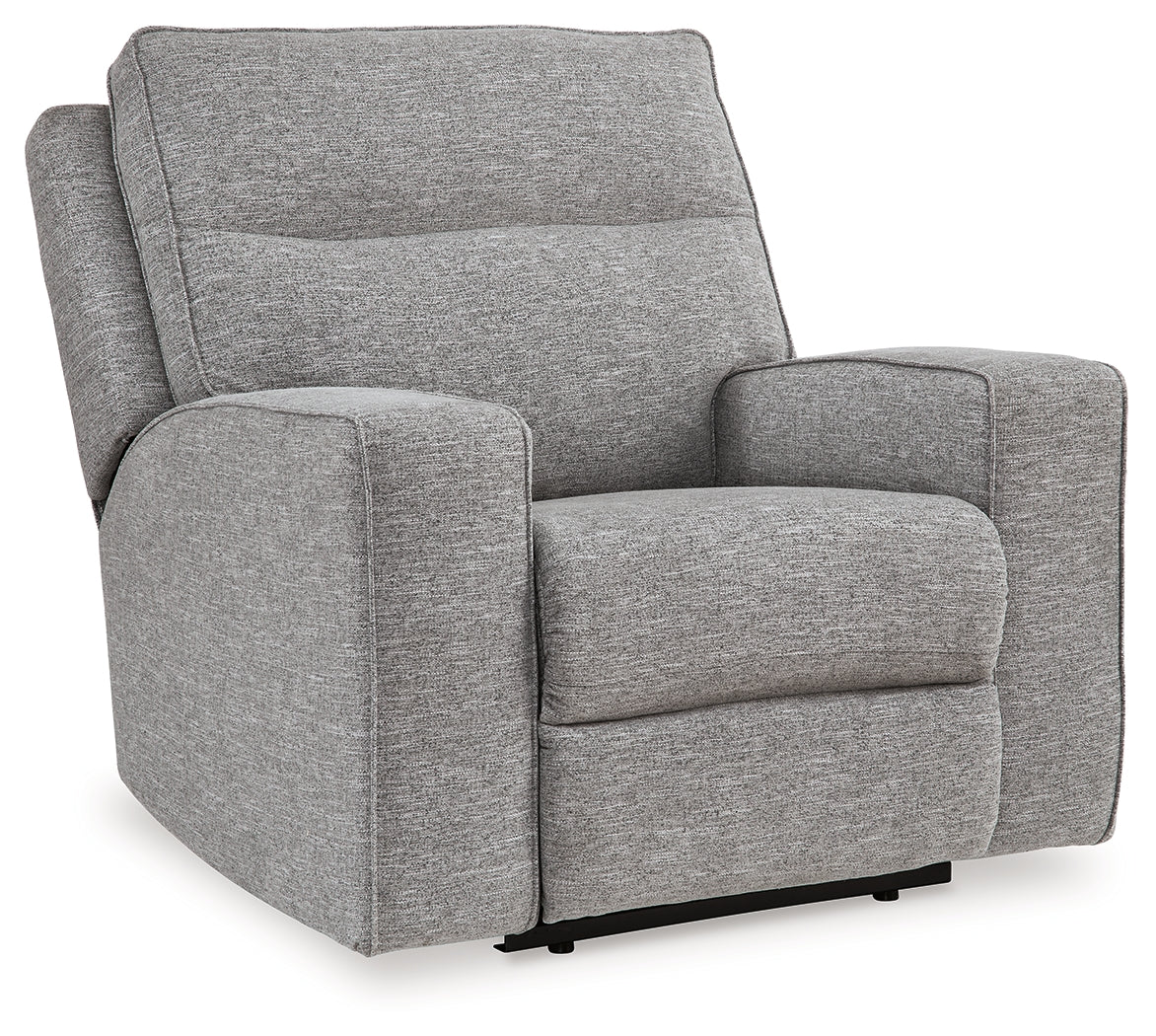 Biscoe Pewter Power Recliner - 9050313 - Luna Furniture - Dallas Store
