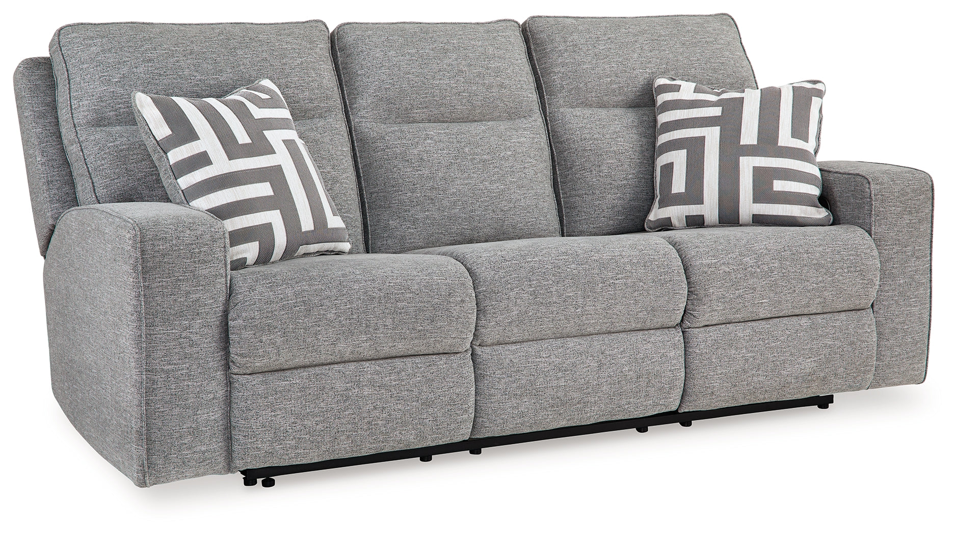 Biscoe Pewter Power Reclining Sofa - 9050315 - Luna Furniture - Dallas Store