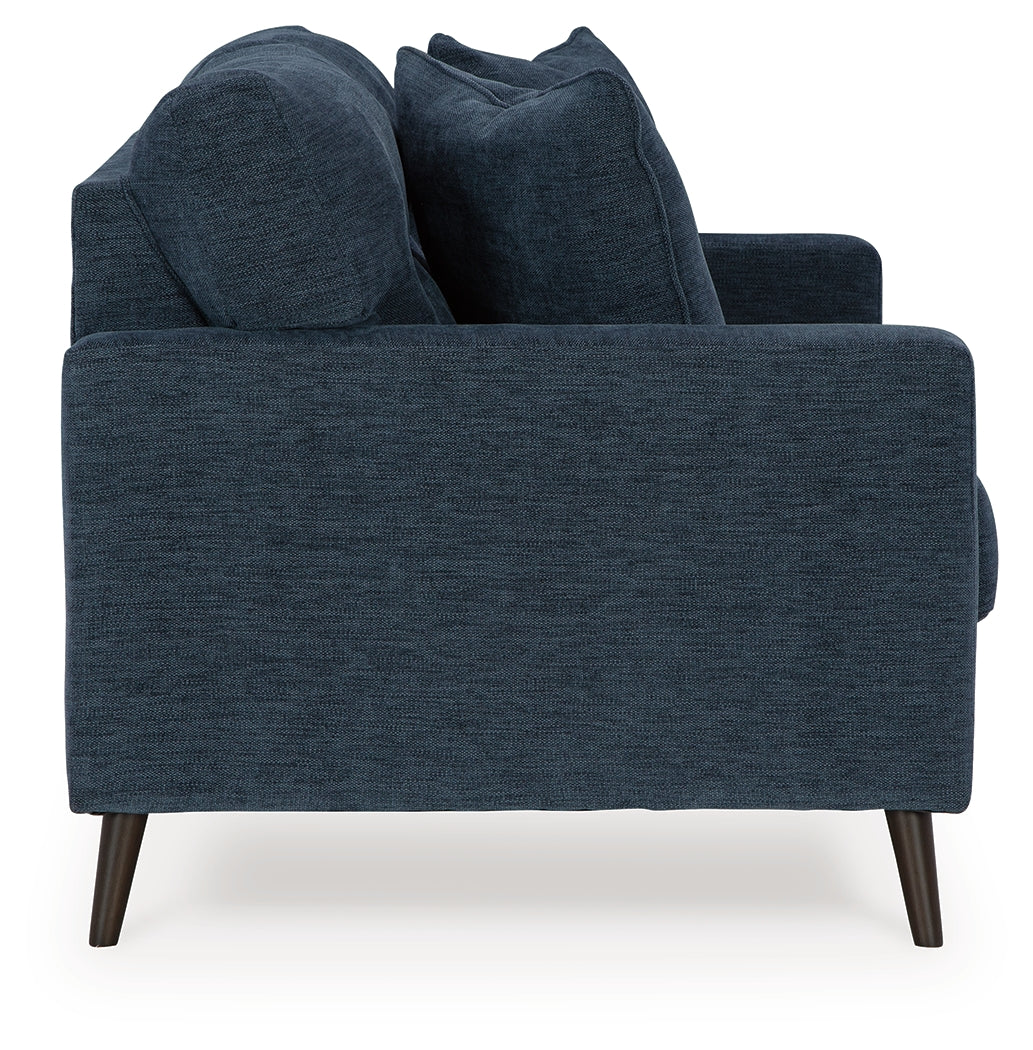 Bixler Navy Loveseat - 2610635 - Luna Furniture - Dallas Store