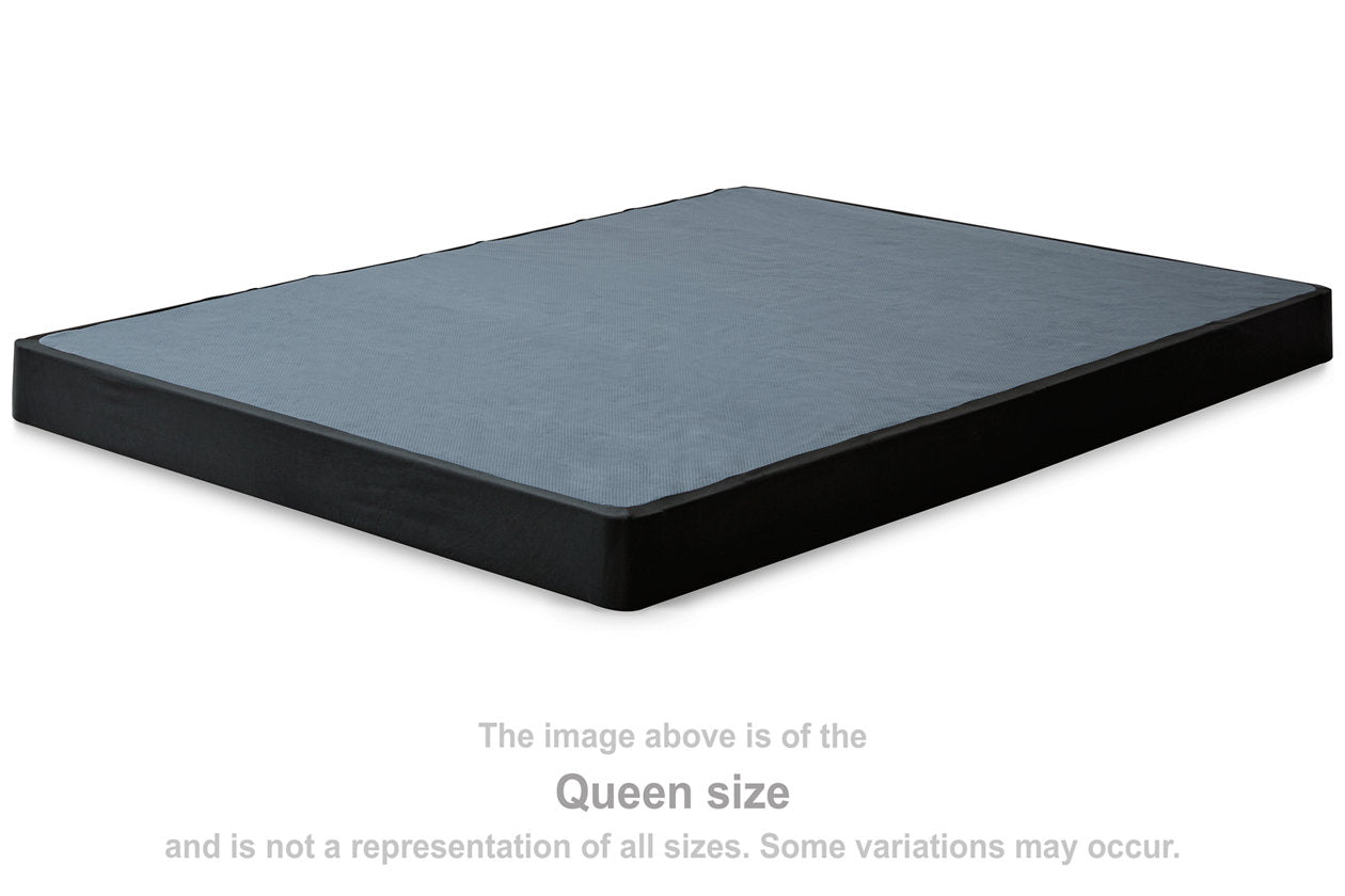 Black Full 4" Low Profile Box Spring - M87X22-FULL4 - Luna Furniture - Dallas Store