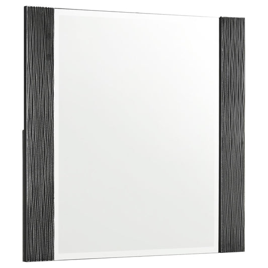 Blacktoft Black Rectangle Dresser Mirror - 207104 - Luna Furniture - Dallas Store