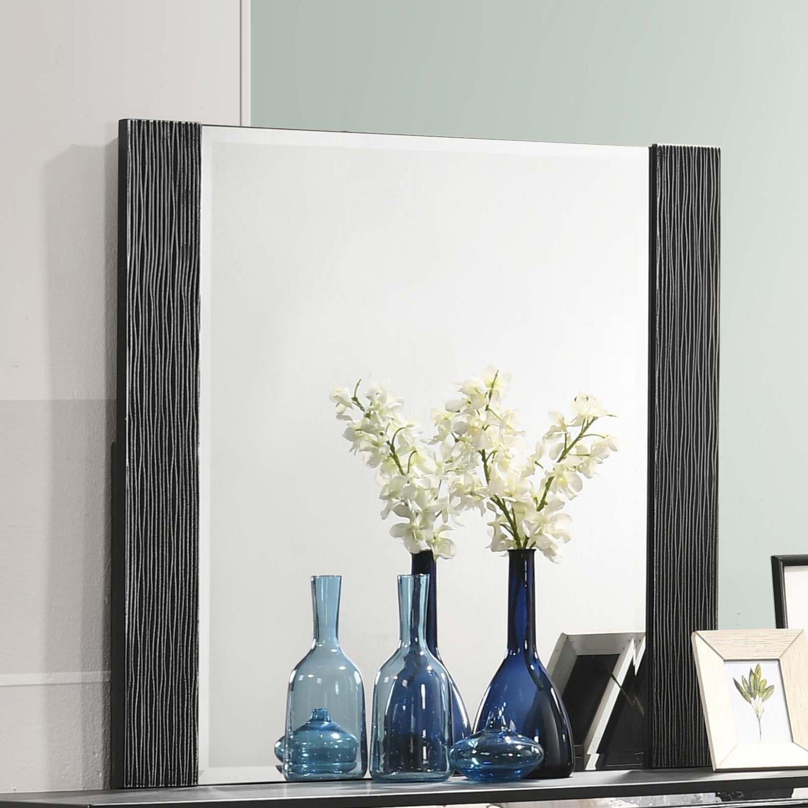 Blacktoft Black Rectangle Dresser Mirror - 207104 - Luna Furniture - Dallas Store