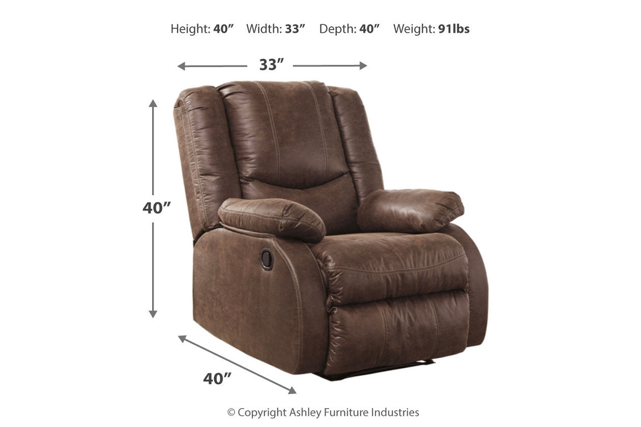 Bladewood Coffee Recliner - 6030529 - Luna Furniture - Dallas Store