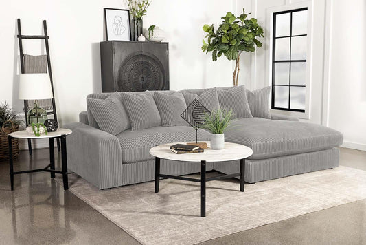 Blaine Upholstered Reversible Sectional Fog - 509900 - Luna Furniture - Dallas Store