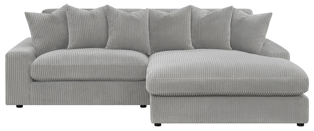 Blaine Upholstered Reversible Sectional Fog - 509900 - Luna Furniture - Dallas Store