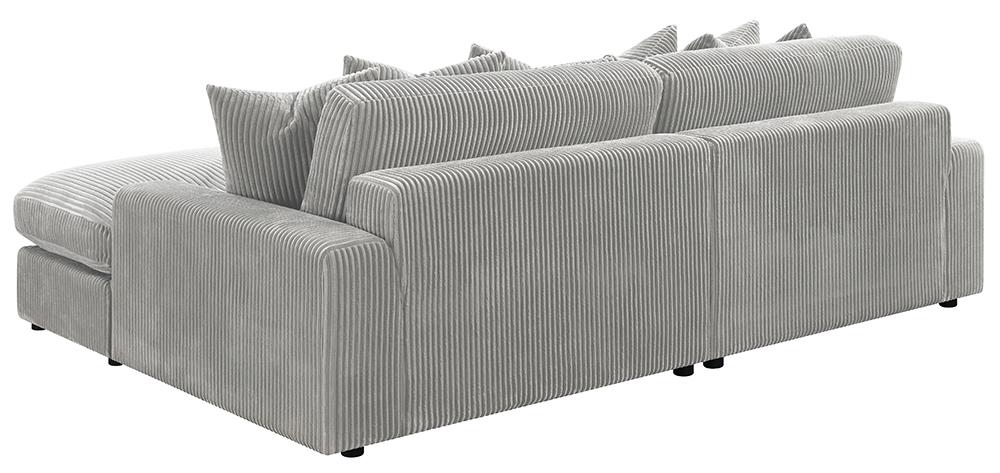 Blaine Upholstered Reversible Sectional Fog - 509900 - Luna Furniture - Dallas Store
