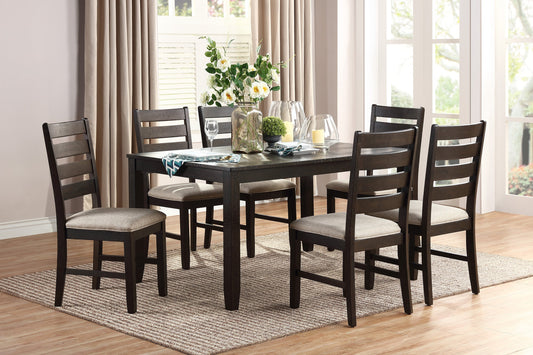 Blair Farm Brown 7-Piece Dining Set - 5709 - Luna Furniture - Dallas Store