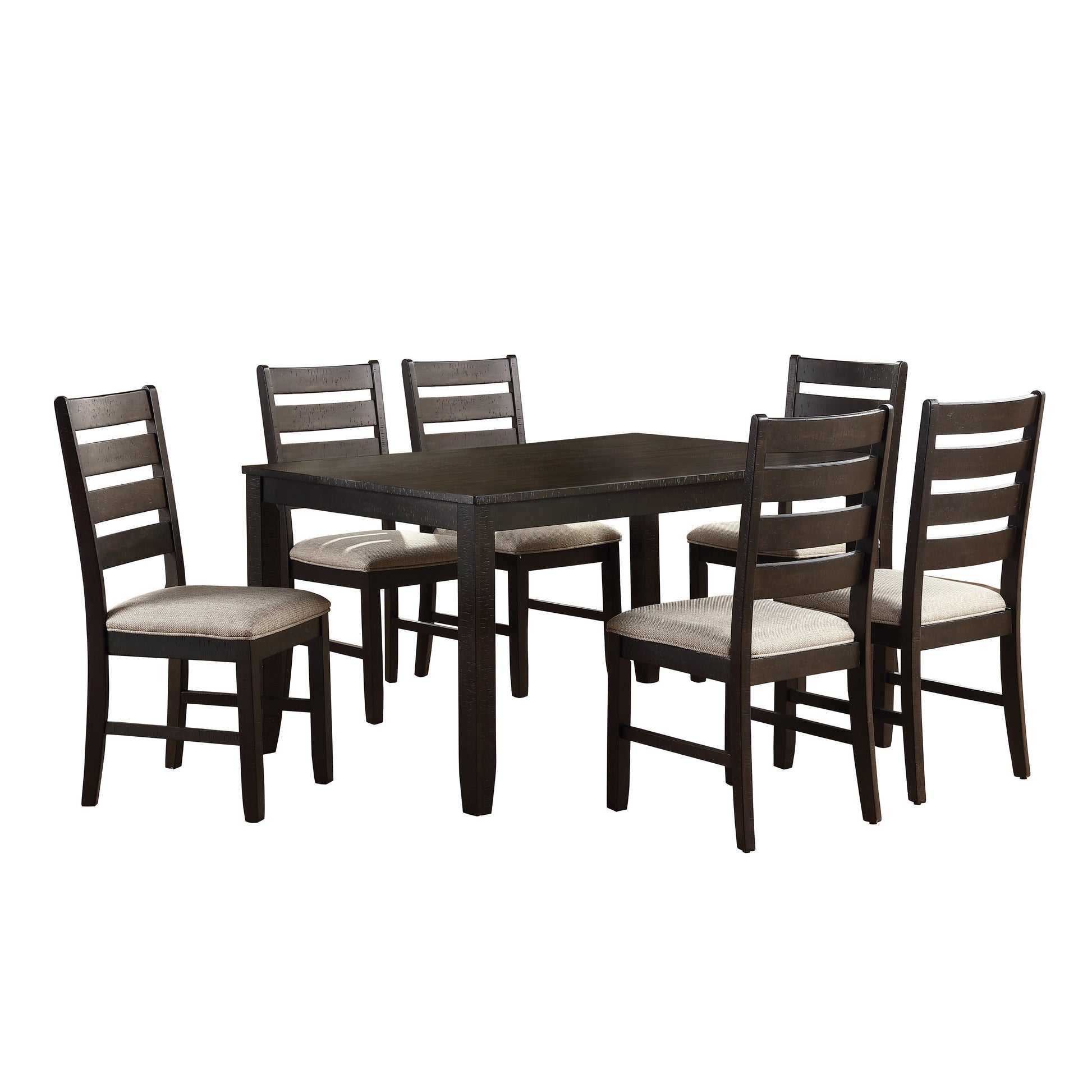 Blair Farm Brown 7-Piece Dining Set - 5709 - Luna Furniture - Dallas Store