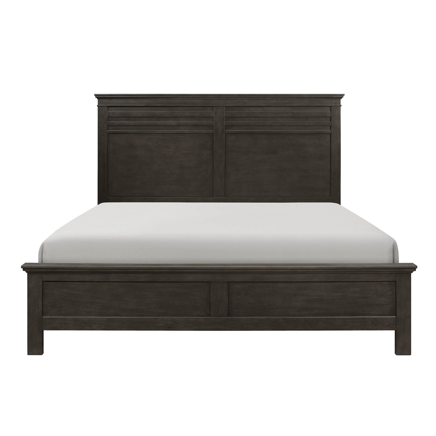 Blaire Farm Charcoal Gray Full Panel Bed - SET | 1675F-1 | 1675F-2 | 1675F-3 - Luna Furniture - Dallas Store