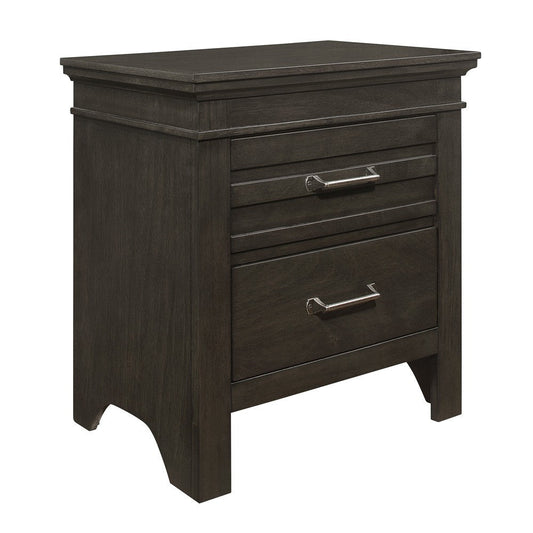 Blaire Farm Charcoal Gray Nightstand - 1675-4 - Luna Furniture - Dallas Store