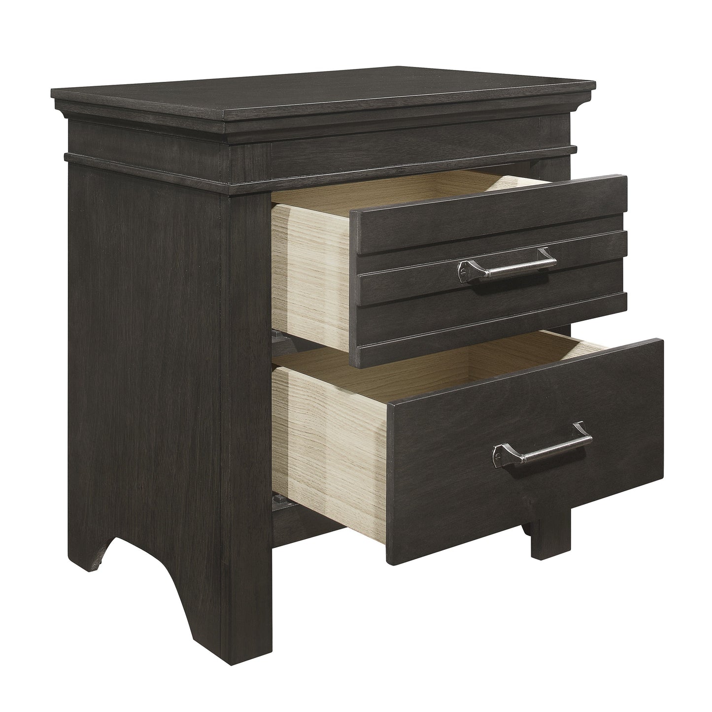 Blaire Farm Charcoal Gray Nightstand - 1675-4 - Luna Furniture - Dallas Store