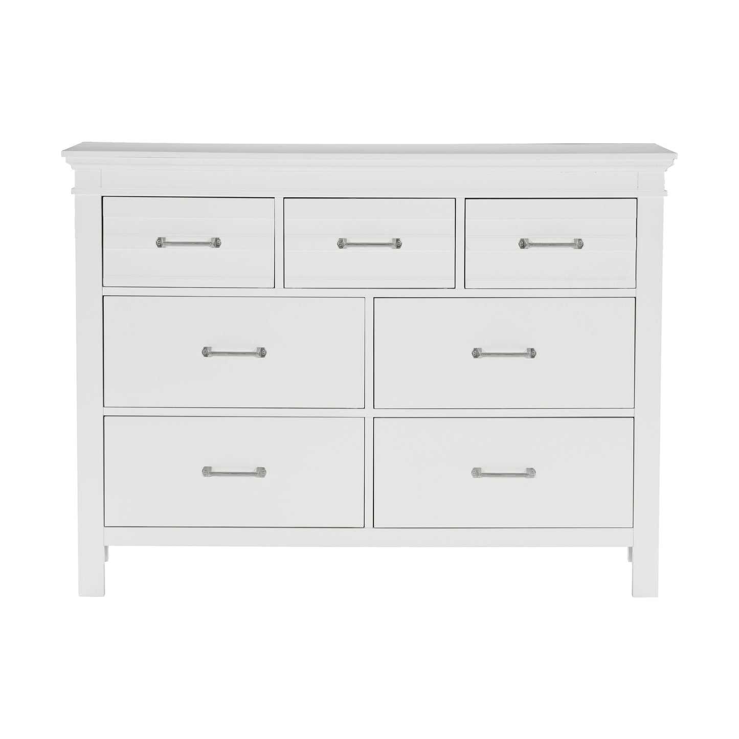Blaire Farm White Dresser - 1675W-5 - Luna Furniture - Dallas Store