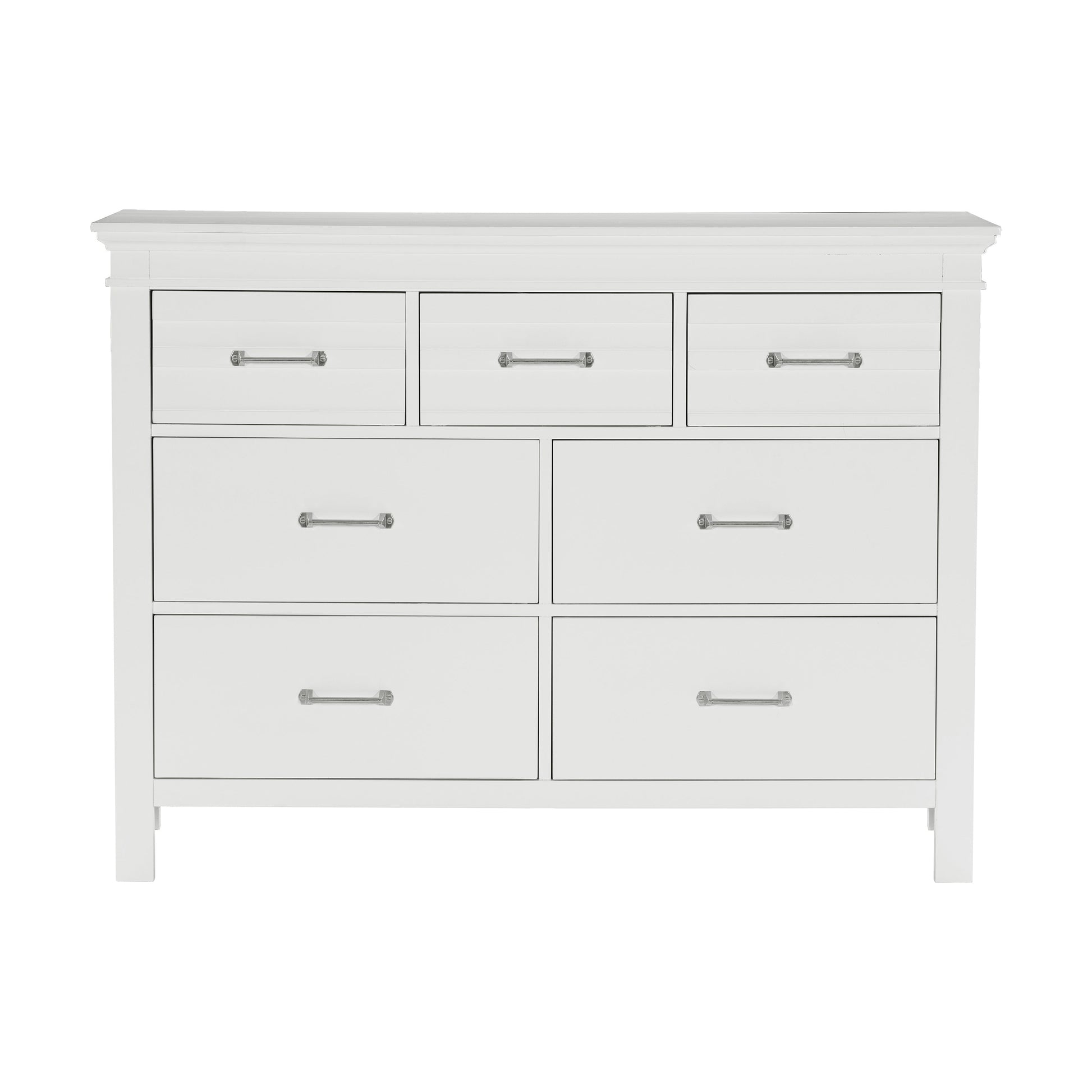 Blaire Farm White Dresser - 1675W-5 - Luna Furniture - Dallas Store
