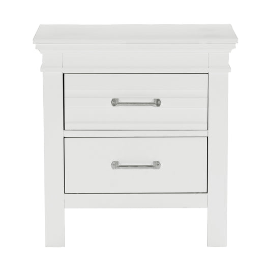 Blaire Farm White Nightstand - 1675W-4 - Luna Furniture - Dallas Store