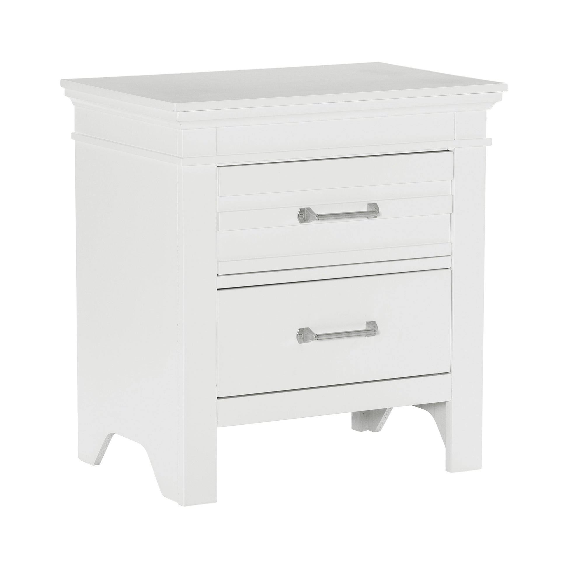 Blaire Farm White Nightstand - 1675W-4 - Luna Furniture - Dallas Store