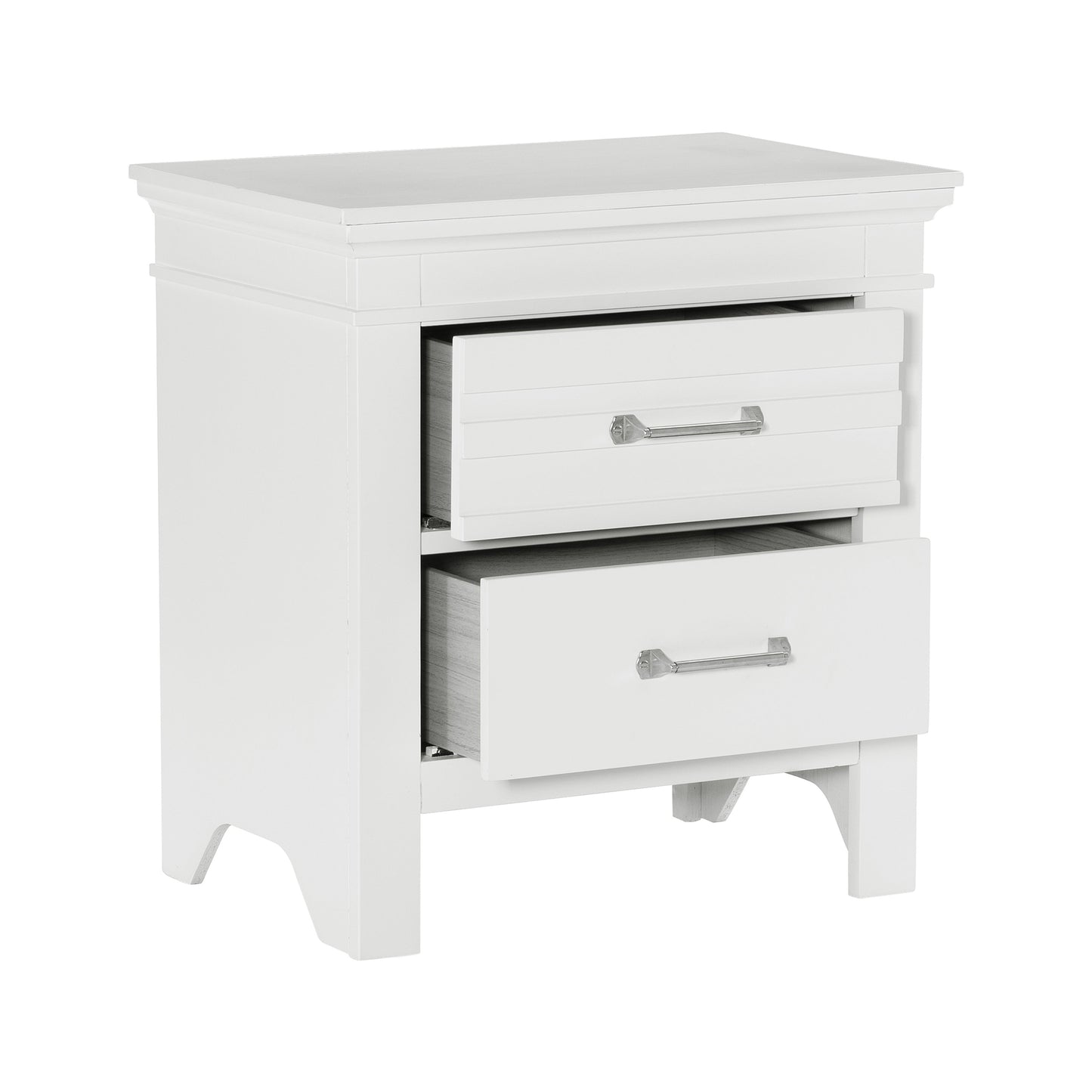 Blaire Farm White Nightstand - 1675W-4 - Luna Furniture - Dallas Store