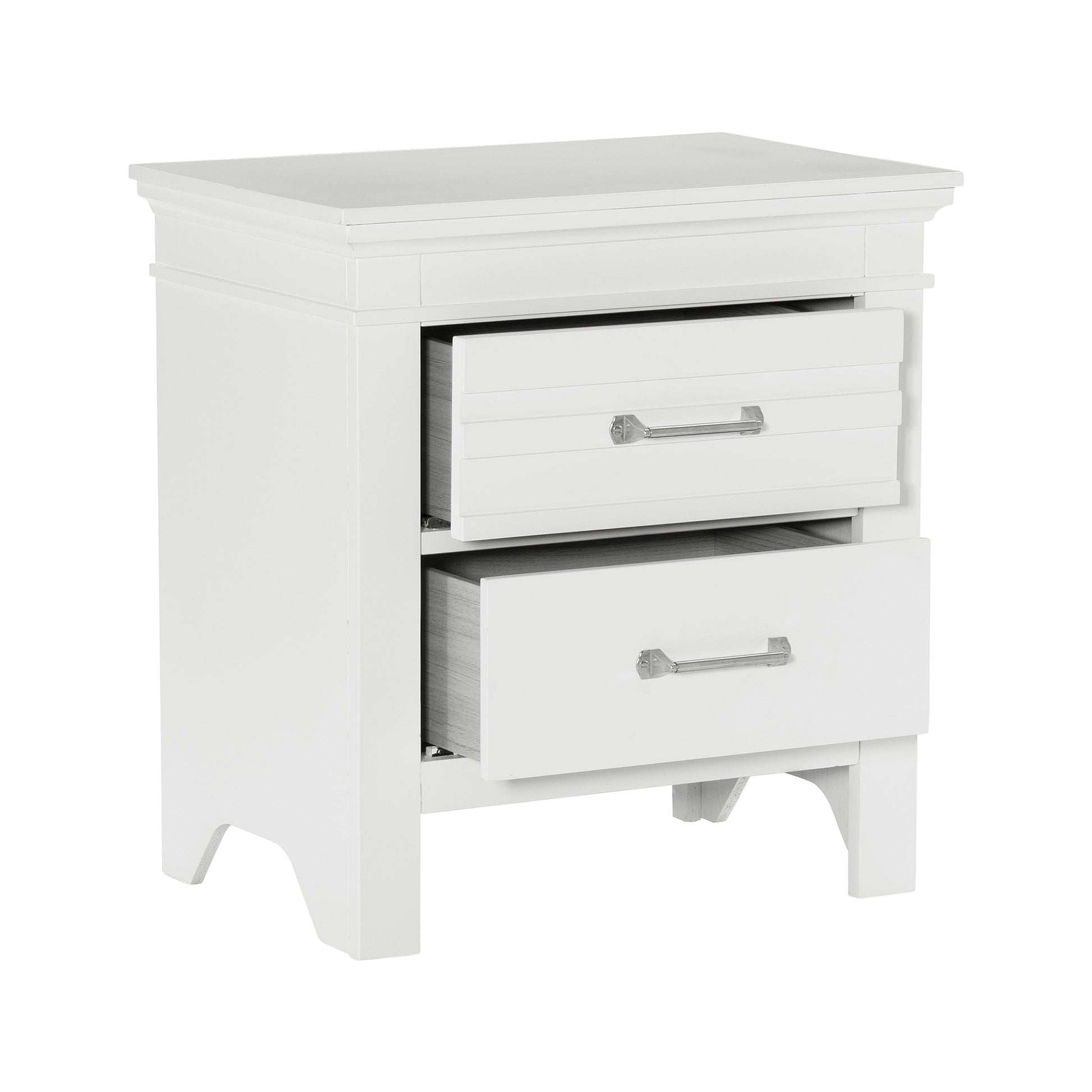 Blaire Farm White Nightstand - 1675W-4 - Luna Furniture - Dallas Store