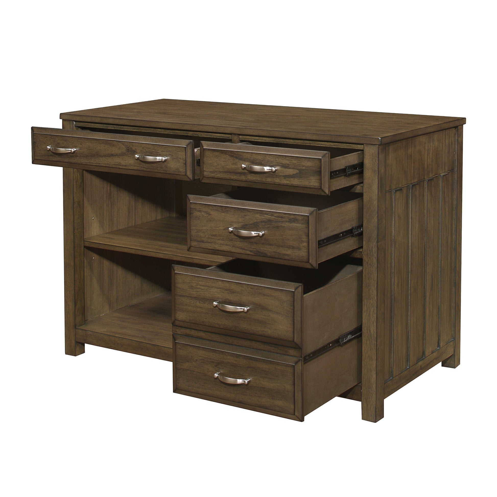 Blanche Brown Gray Credenza - 4522-16 - Luna Furniture - Dallas Store
