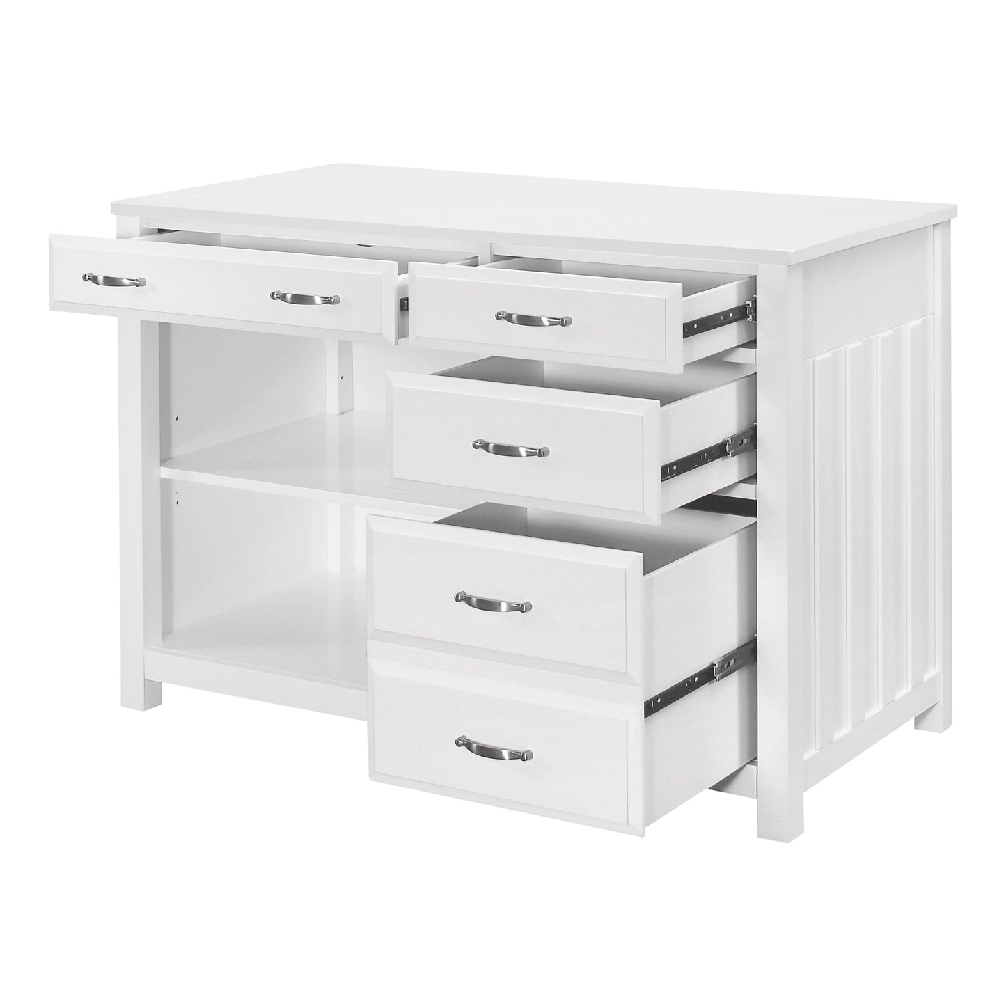 Blanche White Credenza - 4522WH-16 - Luna Furniture - Dallas Store