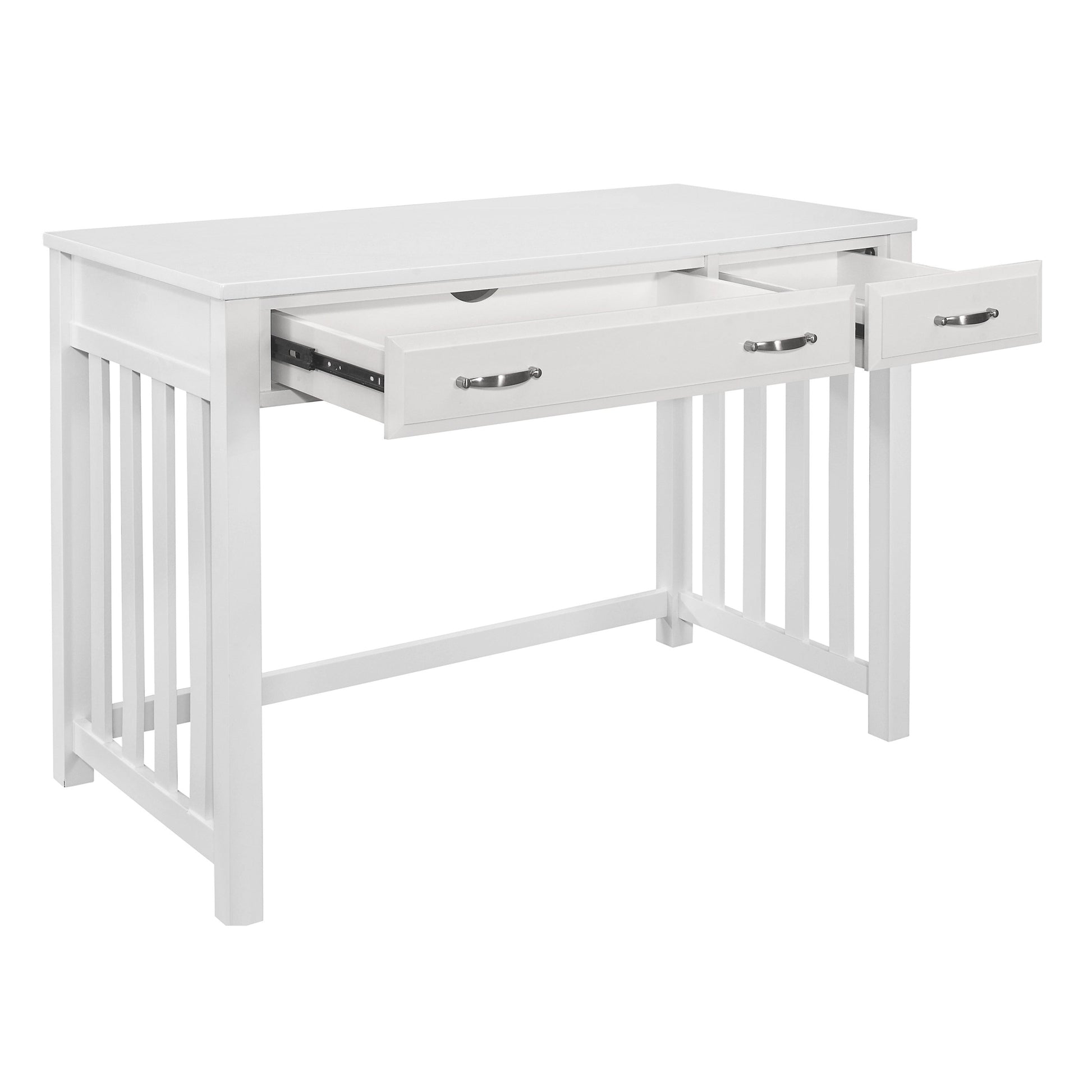 Blanche White Desk - 4522WH-15 - Luna Furniture - Dallas Store