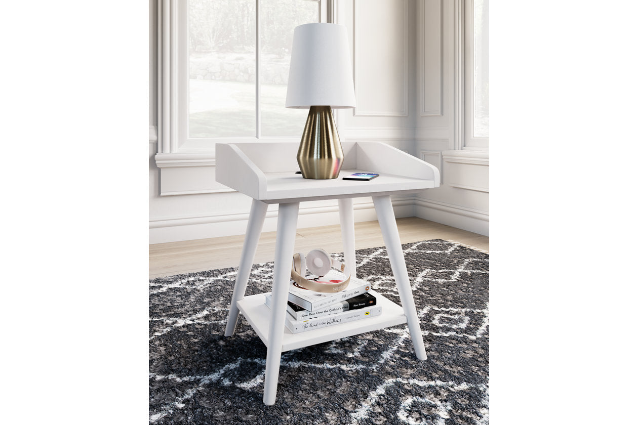 Blariden White Accent Table - A4000367 - Luna Furniture - Dallas Store