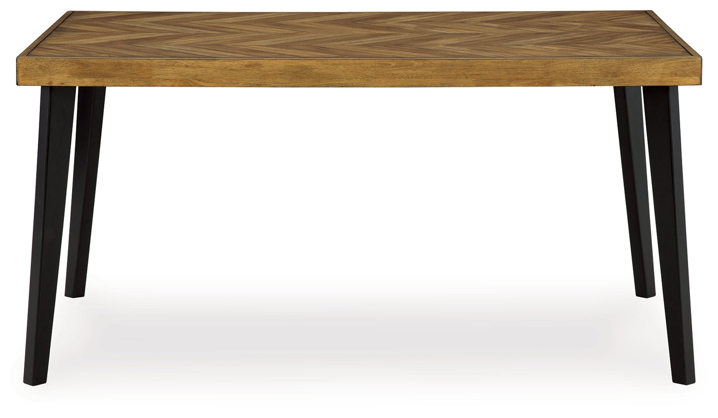 Blondon Brown/Black Dining Table and 6 Chairs (Set of 7) - D413-425 - Luna Furniture - Dallas Store