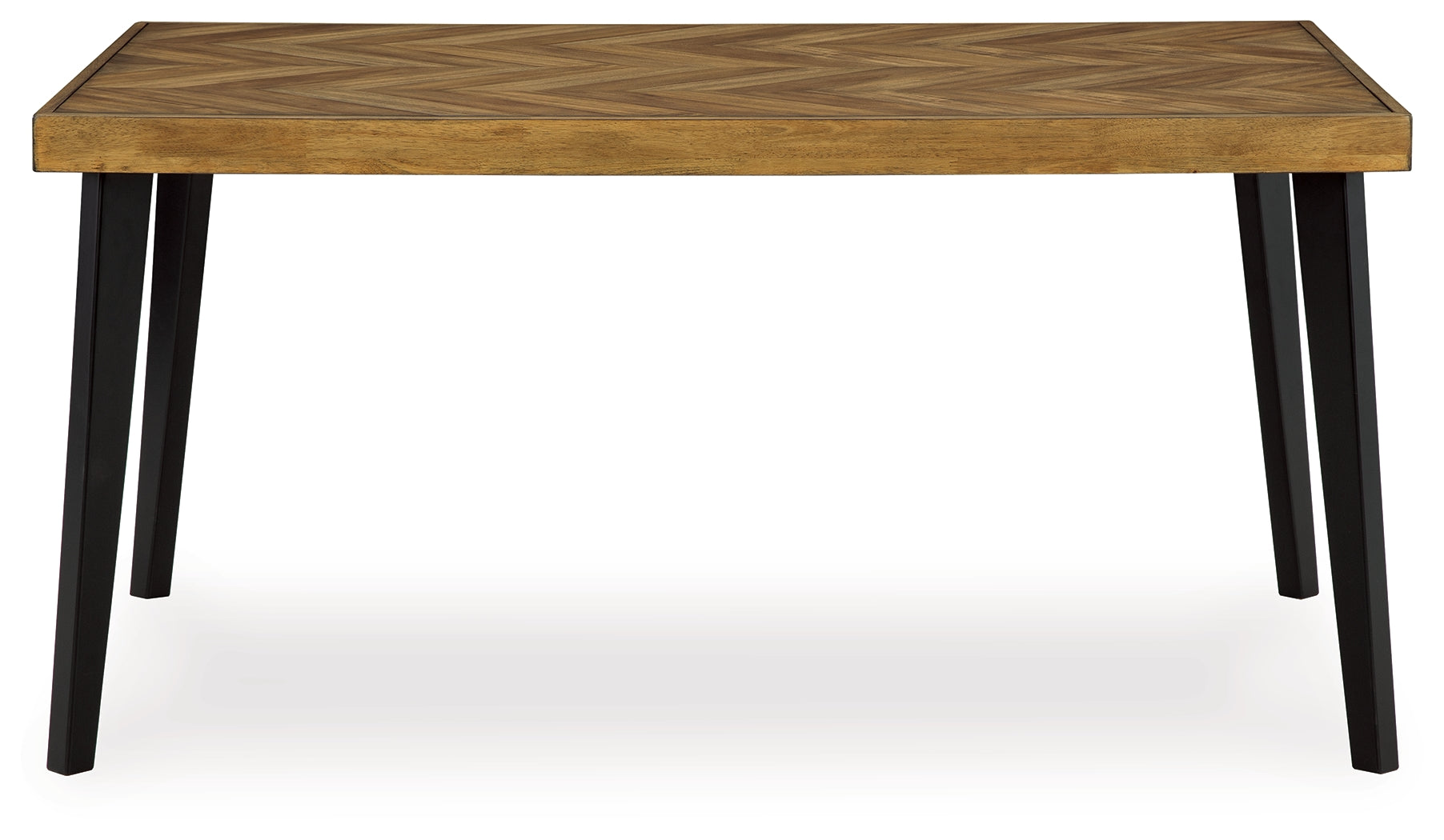Blondon Brown/Black Dining Table and 6 Chairs (Set of 7) - D413-425 - Luna Furniture - Dallas Store