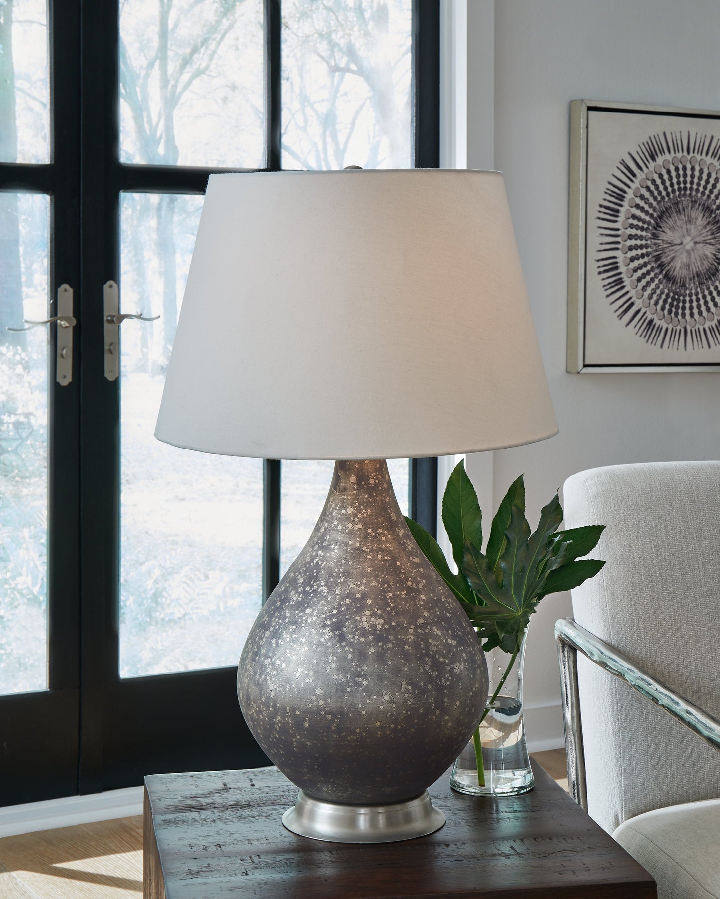 Bluacy Antique Gray Table Lamp - L430834 - Luna Furniture - Dallas Store