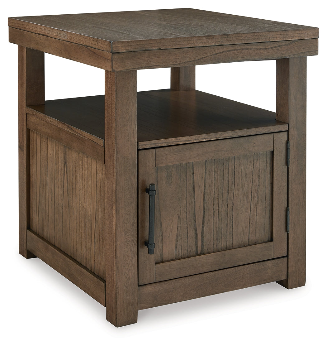 Boardernest Brown End Table - T738-3 - Luna Furniture - Dallas Store