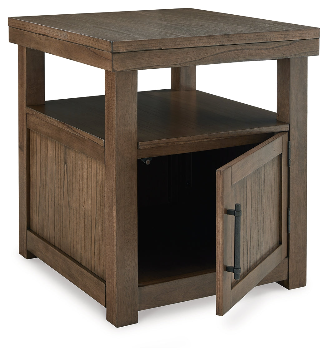 Boardernest Brown End Table - T738-3 - Luna Furniture - Dallas Store