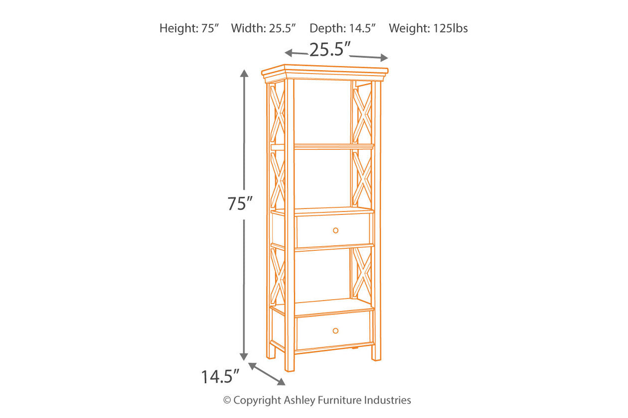 Bolanburg Antique White Display Cabinet - D647-76 - Luna Furniture - Dallas Store
