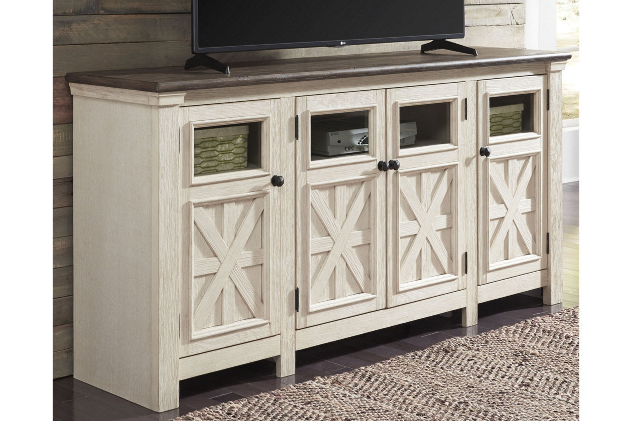 Bolanburg Two-tone 74" TV Stand - W647-60 - Luna Furniture - Dallas Store