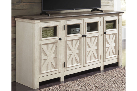 Bolanburg Two-tone 74" TV Stand - W647-60 - Luna Furniture - Dallas Store