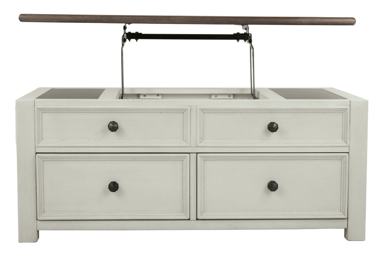 Bolanburg Two-tone Coffee Table with Lift Top - T637-20 - Luna Furniture - Dallas Store