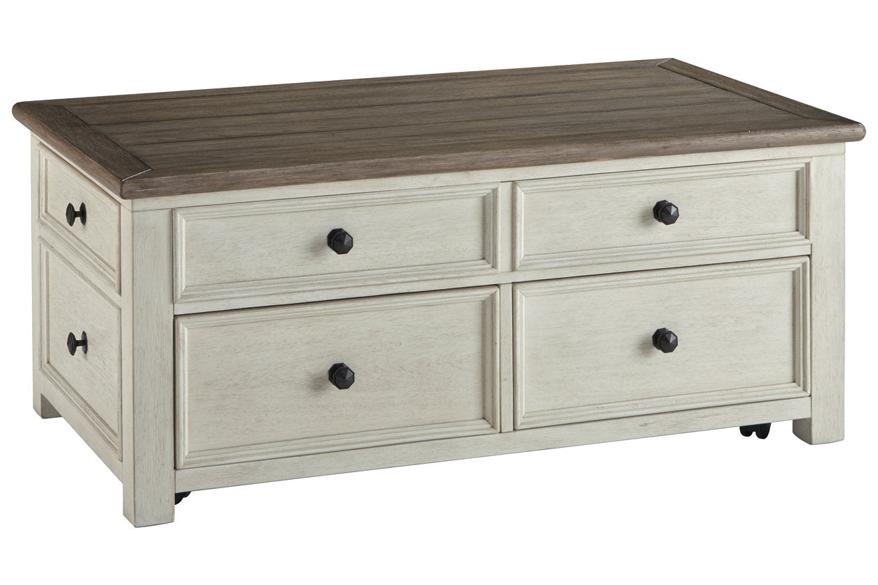 Bolanburg Two-tone Coffee Table with Lift Top - T637-20 - Luna Furniture - Dallas Store