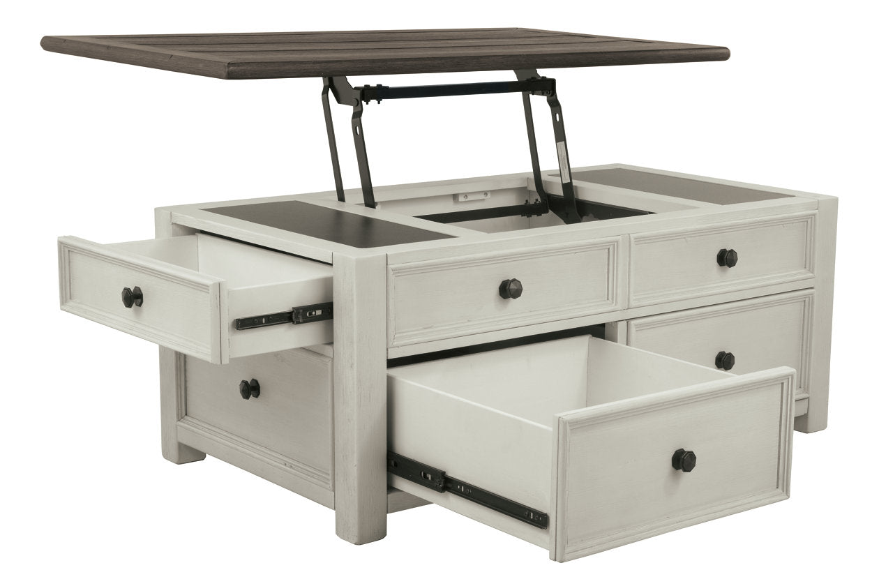 Bolanburg Two-tone Coffee Table with Lift Top - T637-20 - Luna Furniture - Dallas Store