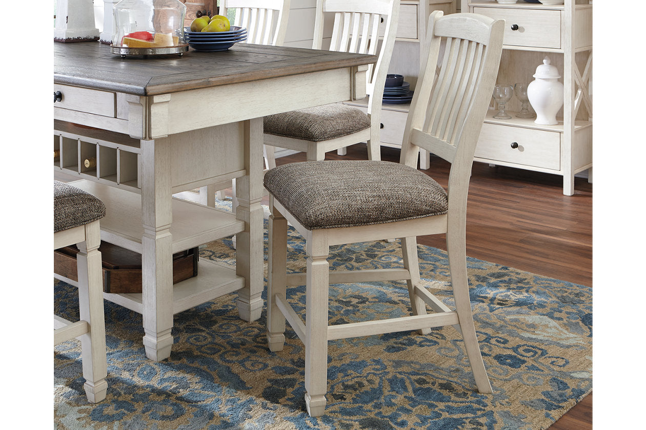 Bolanburg Two-tone Counter Height Chair, Set of 2 - D647-124 - Luna Furniture - Dallas Store