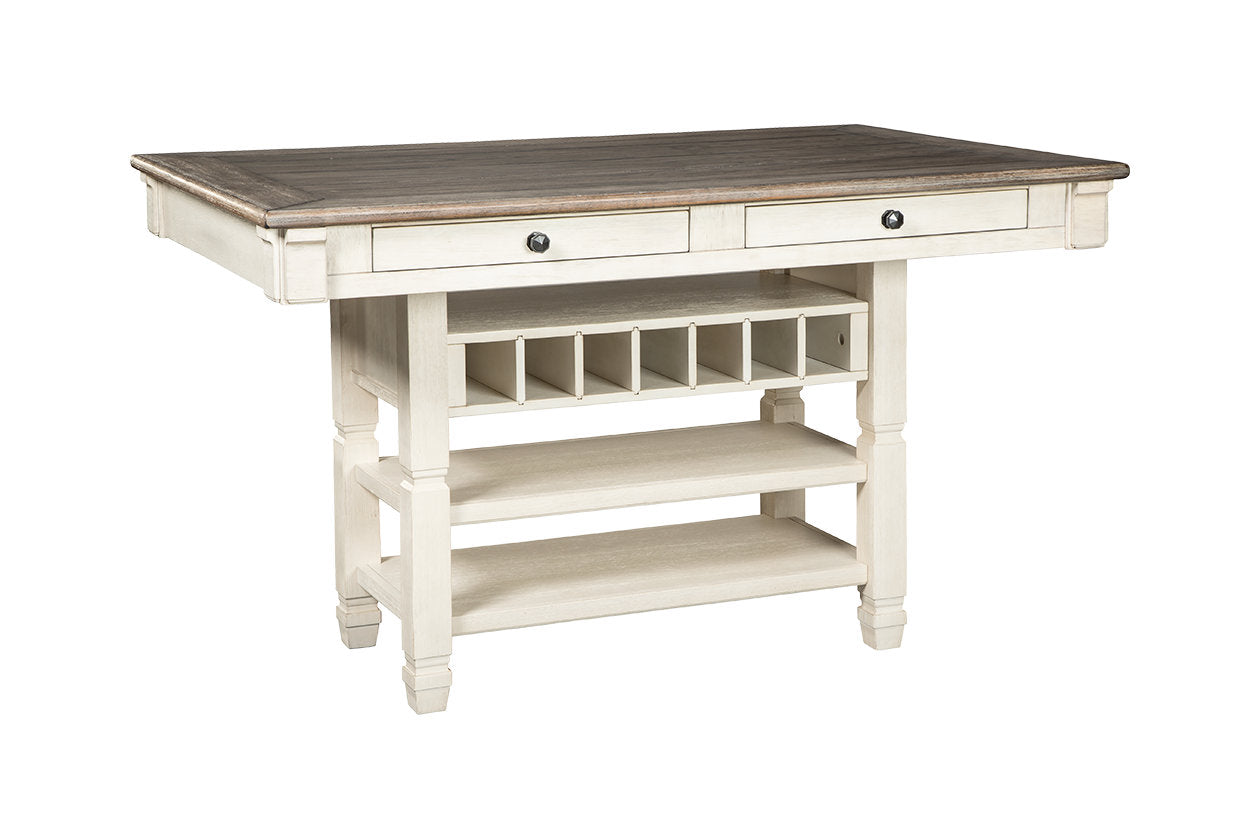 Bolanburg Two-tone Counter Height Dining Table - D647-32 - Luna Furniture - Dallas Store