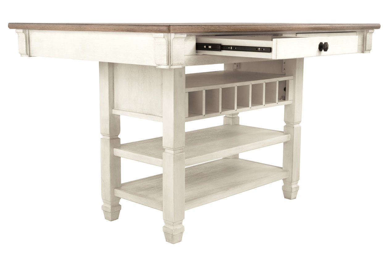 Bolanburg Two-tone Counter Height Dining Table - D647-32 - Luna Furniture - Dallas Store
